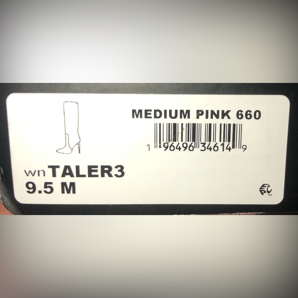 Nine West Taler 3 Medium Pink Boots New - Picture 4 of 5